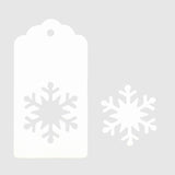 Christmas Snowflake Hanging Gift Tags,Paper Price Tags Labels,150Pcs