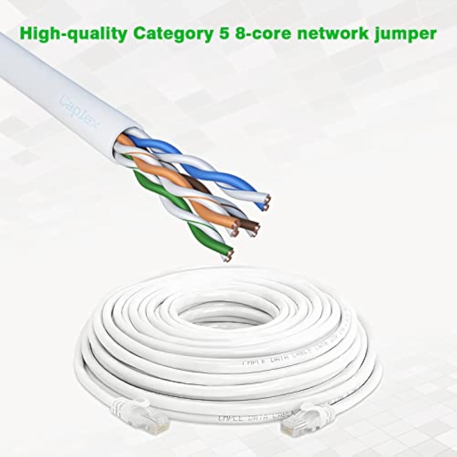 Cat5E Outdoor Ethernet Cable 100Ft Cat 5 Network Cable, Rj45 Cat 5 Ethernet Ca