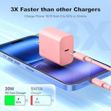Compatible With Iphone 16 15 17 Charger Fast Charging,2Pack Type C Fast Charger Block,10Ft 60W Usb C Charging Cable Compatible With Iphone 16 Pro Max/16 Pro/15 Pro Max/15 Pro/15, Pad,Samsumg,Android