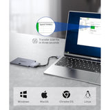 Sata To Usb A Cable, Usb A 3.0 To 2.5” Sata Iii Hard Drive Adapter Aluminum Sh