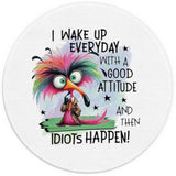 Cute Funny Bird Mouse Pad 7.9X7.9 Inch,Sarcastic Quote Bird Mouse Pads For Wireless Mouse Computers Laptop Desk Accessories,Bird Gifts For Bird Lovers,Funny Gifts For Women Men Adult Humor