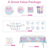 10th Birthday Party Tableware Set: "In My Double Digits Era" - Serves 25