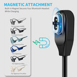 Magnetic Charging Cable for Bone Conduction Headphones, 2-Pack 3.3ft/1m USB Charger Cord Compatible with Shokz OpenRun Pro Mini/Aeropex AS800,