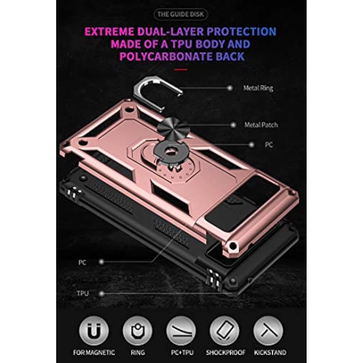 Google Pixel 6 Pro Heavy Duty Rugged Full Body Shockproof Cases