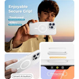 Magnetic Case For Iphone 16 Pro Max With Camera Control [Compatible With Magsafe][Anti-Slip] - Slim 16 Pro Max Case Military Grade Drop Protection Shockproof Phone Cover, Stainguard White