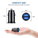 Iphone Car Charger Apple Certified, Usb A Fast Car Charging Cable For Iphone 14 Pro Max/14/13 Pro/13/12 Mini/11 Pro/Xs/X/8 Plus/7/6/5S/Se, Dual Port Usb Adapter Cigarette Lighter And Lightning Cord