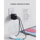 65/66W Usb C Charger, Type C Pps Pd Fast Gan Charger Multiport Usb C Power Adapter For Macbook Pro/Air, Ipad Pro, Iphone Samsung Galaxy S22 Ultra, Surface Pro, Dell Xps 13