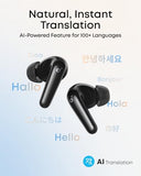 Soundcore P31i by Anker, Real-Time Adaptive Noise Cancelling, Hi-Res Sound, Translation Earbuds, 50H Playtime, Wireless Earbuds, Bluetooth Earphones,