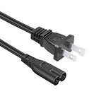 Power Cord Replacement For Dewalt Dcr010 Jobsite Speaker Dcr028B Radio 8.2Ft 2-Slot Ac Power Cord Cable