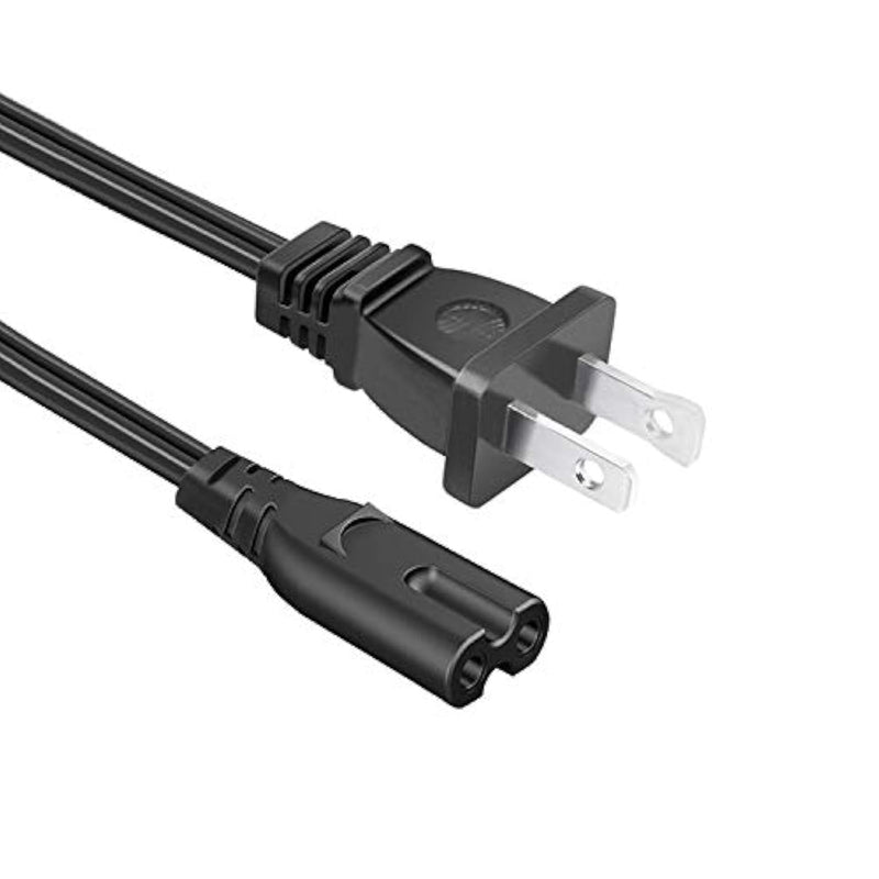 Power Cord Replacement For Dewalt Dcr010 Jobsite Speaker Dcr028B Radio 8.2Ft 2-Slot Ac Power Cord Cable