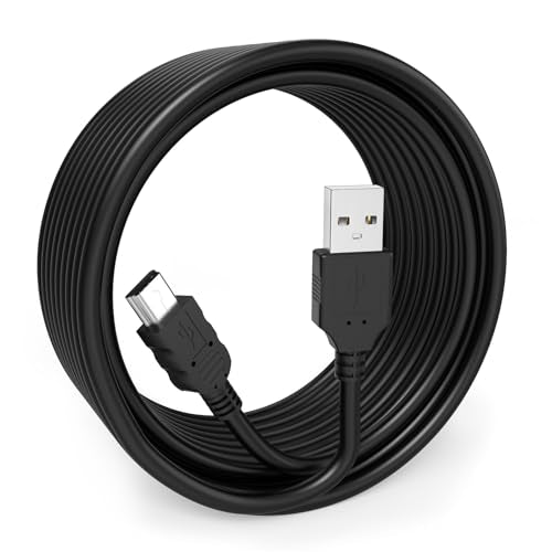 10ft Mini USB Cable, USB 2.0 to Mini B 480mbps Data Transfer Cord Compatible with Ti 84 Plus CE/Plus, TI Nspire CX II/CX CAS, PS3 Controller, Camera,