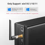 Bluetooth Adapter For Pc, Bluetooth 5.4 Long Range Dongle Receiver Edr & Ble, Plug & Play For Windows 11/10/8.1, For Headphone/Keyboard/Mouse/Speakers/Printer
