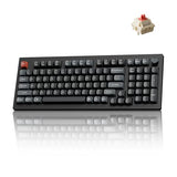 V5 Ultra 96% Wireless Mechanical Keyboard With 8000Hz Polling Rate & Nkro, Hot-Swappable Rgb, Red Switches, 97 Keys, 2.4Ghz/Bluetooth/Wired, Osa Pbt Keycaps, For Mac/Win/Linux- Black