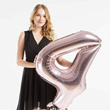 40Inch Rose Gold Foil 46 Helium Jumbo Digital Number Balloons, 46Th Bi