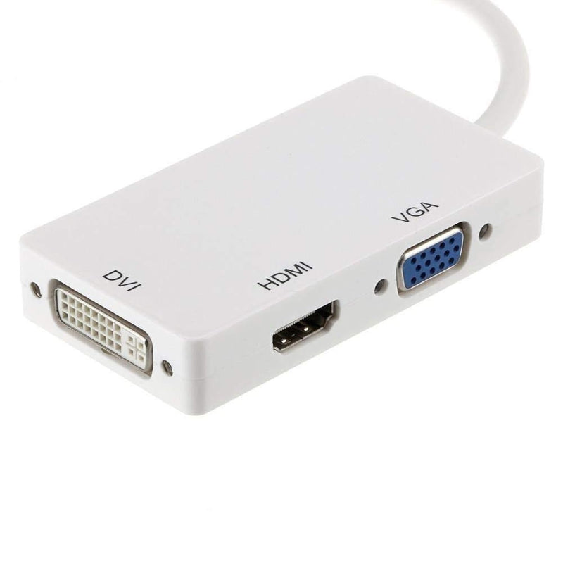 Mini Displayport Dp Thunderbolt To Dvi Vga Hdmi-Compatible Converter 3 In 1 Ad