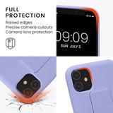 Lavender Soft TPU Case for Apple iPhone 11 with Hand Strap and Stand Function
