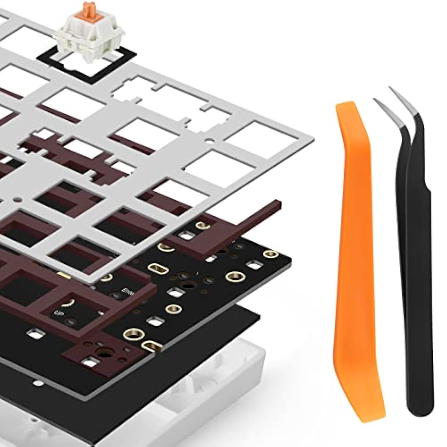 Poron Keyboard Pcb Foam 108 Layout,Poron Switch Pads 120Pcs And Keyboard Sound