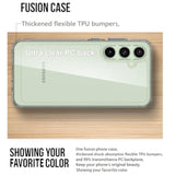 For Samsung Galaxy S24-Fe Case: Military-Grade Shockproof Phone Cover With Tempered Glass Screen Protector, Anti-Scratch & Reinforced Bumpers - Crystal Clear