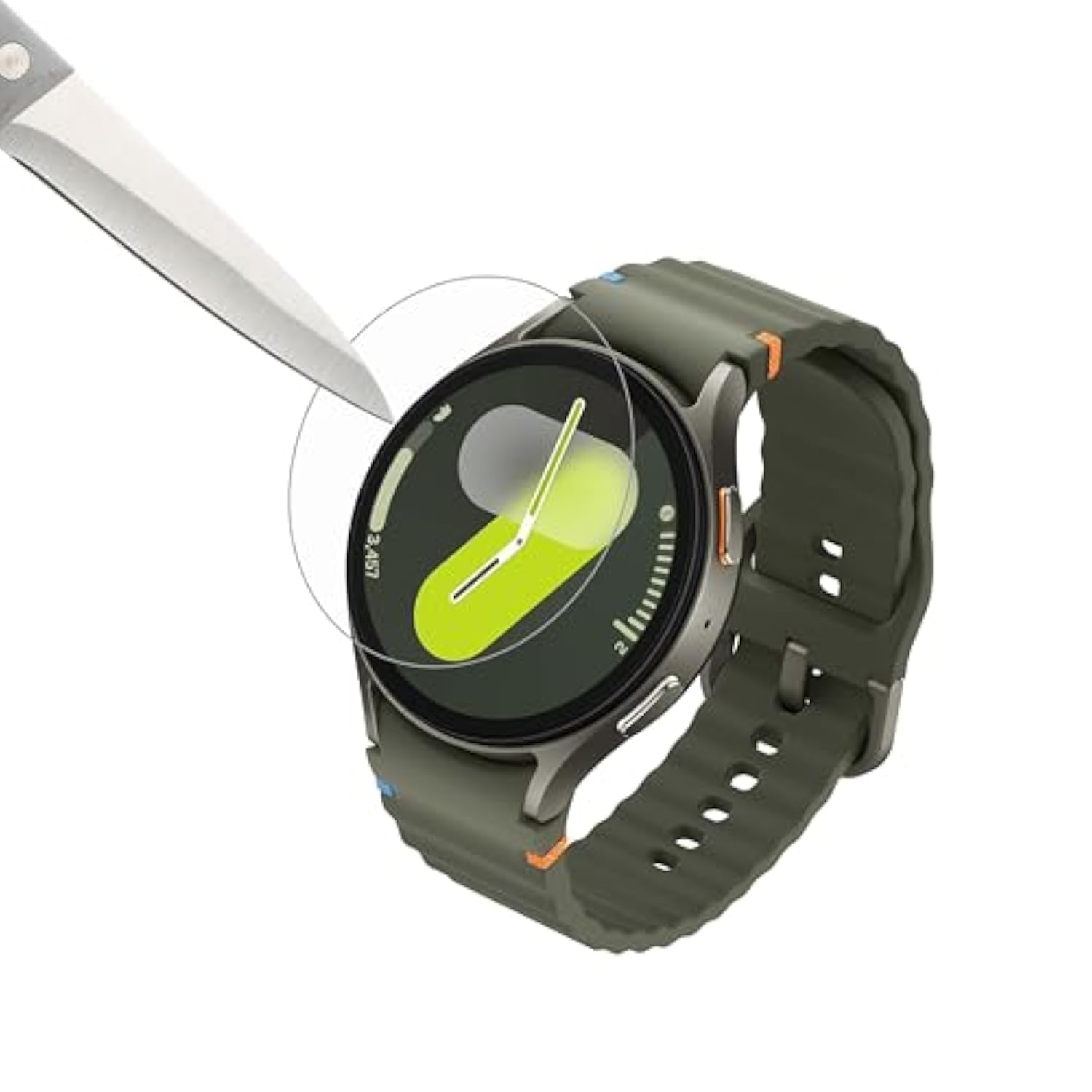 Screen Protector Compatible With Samsung Galaxy Watch 7 [40Mm] [Tempered Glass] [3-Pack] [Japan Glass With 9H Hardness]