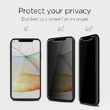 Spigen Tempered Glass Screen Protector [GlasTR EZ FIT] designed for iPhone 11 / iPhone XR [2Pack] - Privacy