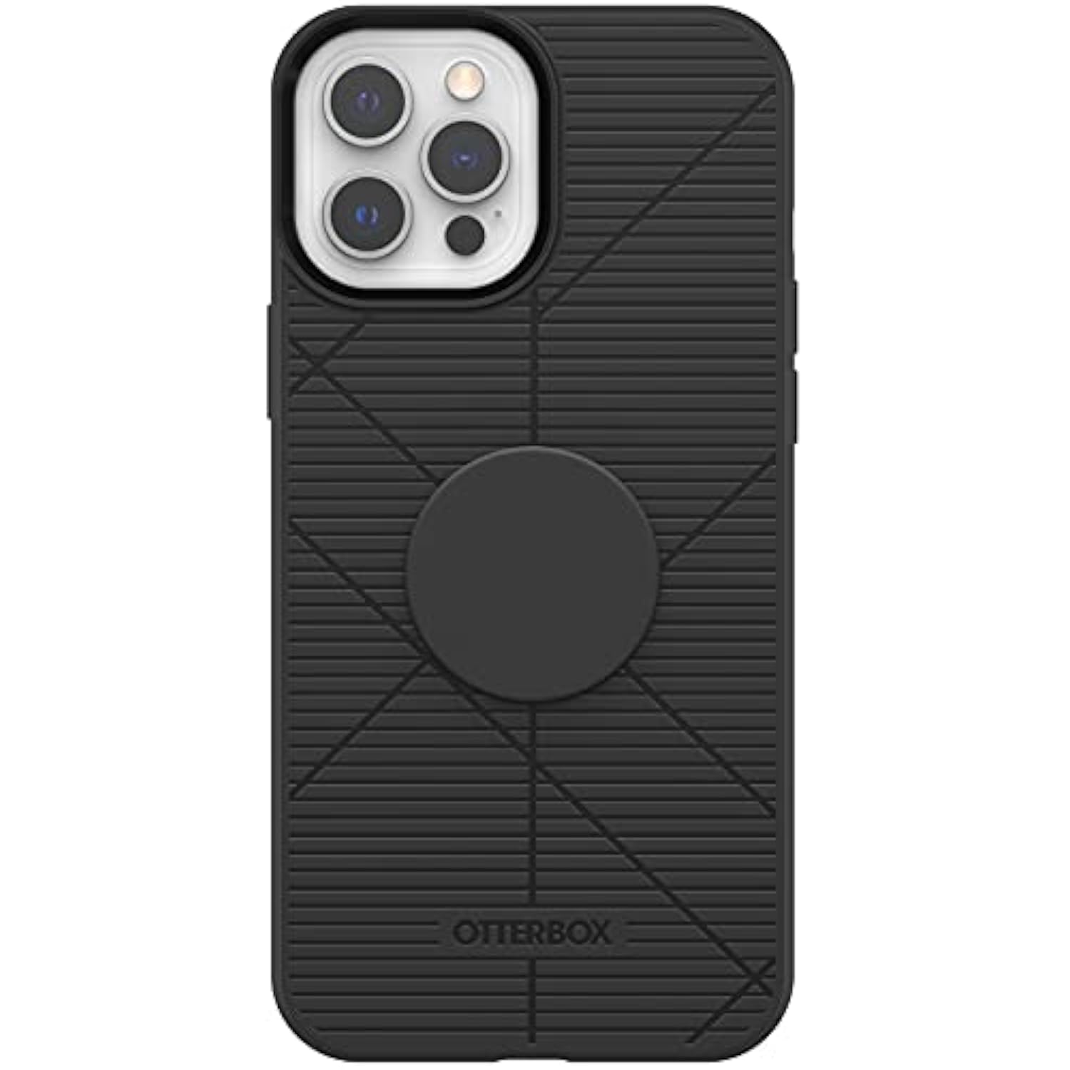 OtterBox + Pop Case for iPhone 12 PRO MAX (ONLY) Non-Retail Packaging - Black