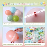 148Pcs Easter Pastel Balloon Garland Arch Kit, Pastel Pink Light Blue Green Balloons With Bunny Rabbit Egg Foil Balloons For Easter Birthday Party Bunny Hunt Spring Baby Shower Decorations