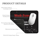 Work Forecast Rectangular Mouse Pad, Funny Employee Mousepad, Funny Sarcastic Mouse Pad Gift For Teacher Colleague Coworker,Office Humour Gift For Employee Manager Boss Colleague