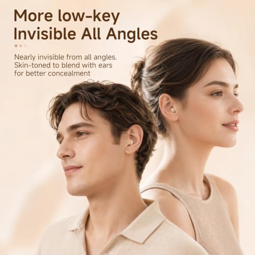 Discreet Mini Invisible Earbuds Wireless Bluetooth Micro Hidden Sleep Tiny Small Earbuds for Sleeping Ear Buds for Small Ears Spy Earpiece Hidden