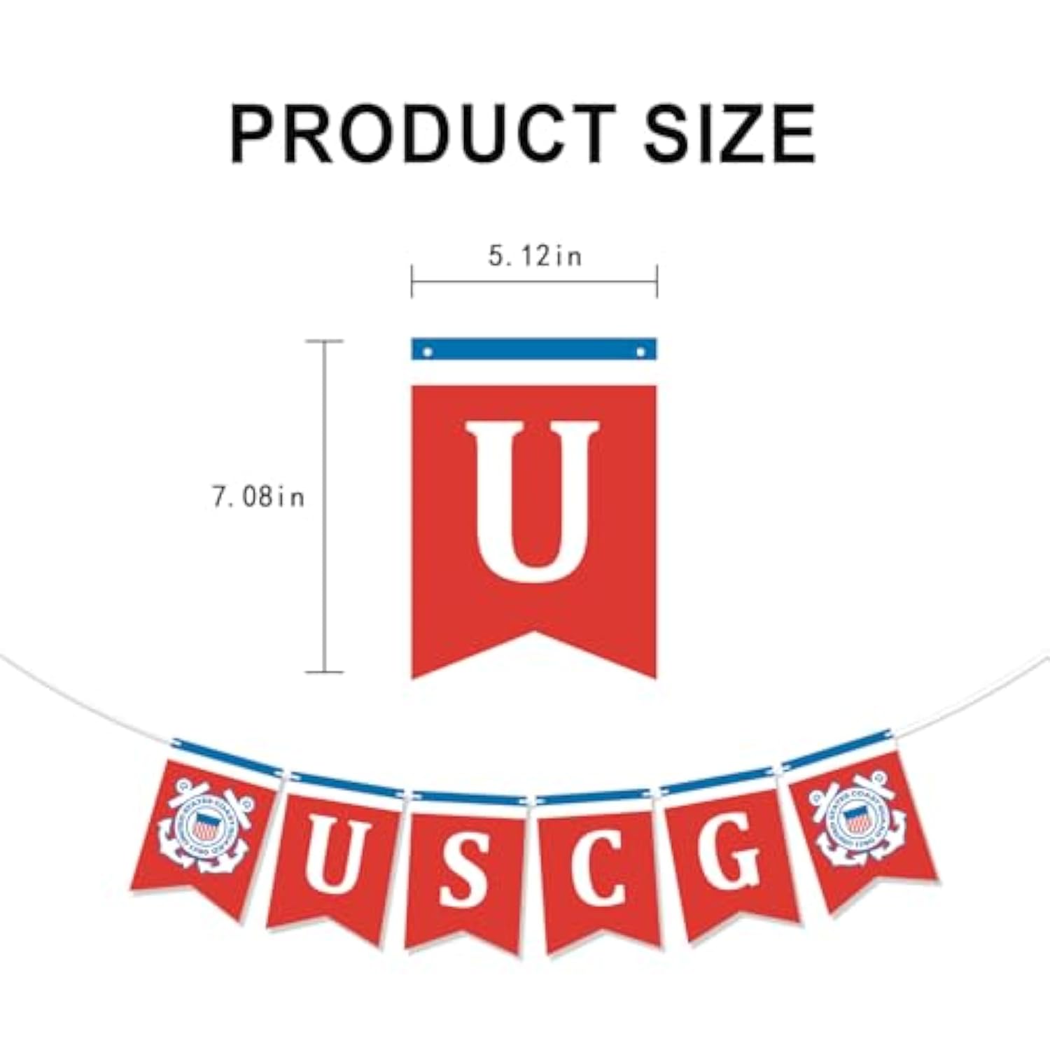 Military Uscg Banner,Us Coast Guard Graduation Parties, Retirement, Welcome Home & Birthdays Party Decoration Supplies