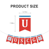 Military Uscg Banner,Us Coast Guard Graduation Parties, Retirement, Welcome Home & Birthdays Party Decoration Supplies