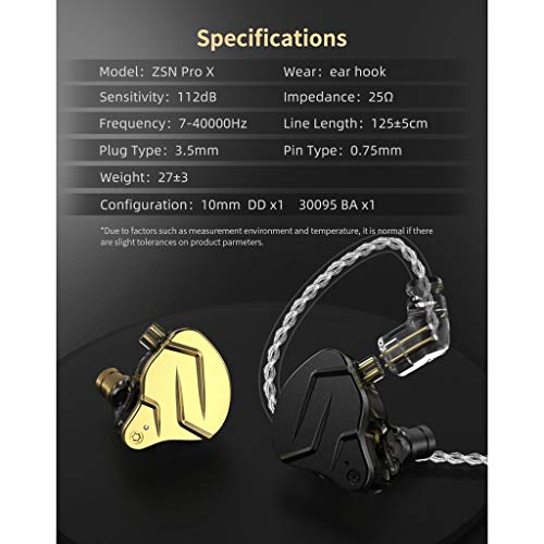 Airloop ZSN Pro X Earbuds with Microphone