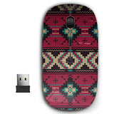 2.4G Ergonomic Portable Usb Wireless Mouse For Pc, Laptop, Computer, Notebook With Nano Receiver (Ethnic Native Southwest)