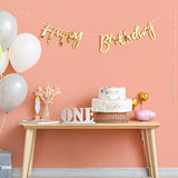 One Wooden Letter Sign For First Birthday, Anniversary, Baby Shower Party Table Decoration – By ?White)