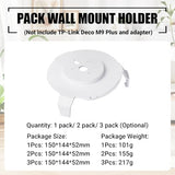 Wall Mount For Tp Link Deco M9 Plus Whole Home Mesh System Sturdy Bracket Holder Space Saving Tp Link Router Holder Plug In Without Messy Wires Or Screws Hanging (3Pcs)