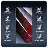 Privacy Screen Protector For Motorola Moto G Stylus 5G 2024/Moto G Stylus 5G 2025, Double Shatterproof Anti-Spy Tempered Glass Film, Impact- Private Protection, Anti-Scratch, 9H Hardness- 3 Pack