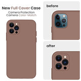 Compatible With Case For Iphone 11 Pro Max Case, Silicone [Camera Protecion] Upgraded Phone Case With Soft Anti-Scratch Microfiber Lining, 6.5 Inch Light Brown