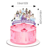 Twice Merch Party Decorations Happy Birthday Banner Cake & Cupcake Toppers Balloons
