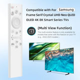 BN59-01391A Solar Frame TV Remote Replacement for  Smart TV with Voice Bluetooth Rechargeable Solar Cell, Compatible with  2020 to 2025