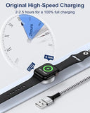 Watch Charger Fast Charging Cord, Wireless Charger Cable for iWatch Series 11/10/9/8/7/6/5/4/3/2/1, Ultra 3/2/1, SE3/SE2/SE Braided Magnetic