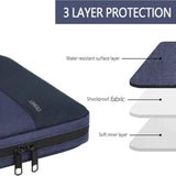 14 Inch Laptop Sleeve, Tsa Laptop Case With Handle, Water Resistant Protective Computer Carrying Case, Compatible With Hp Dell Lenovo Asus Notebooks, Gift For Men Women, Dark Blue