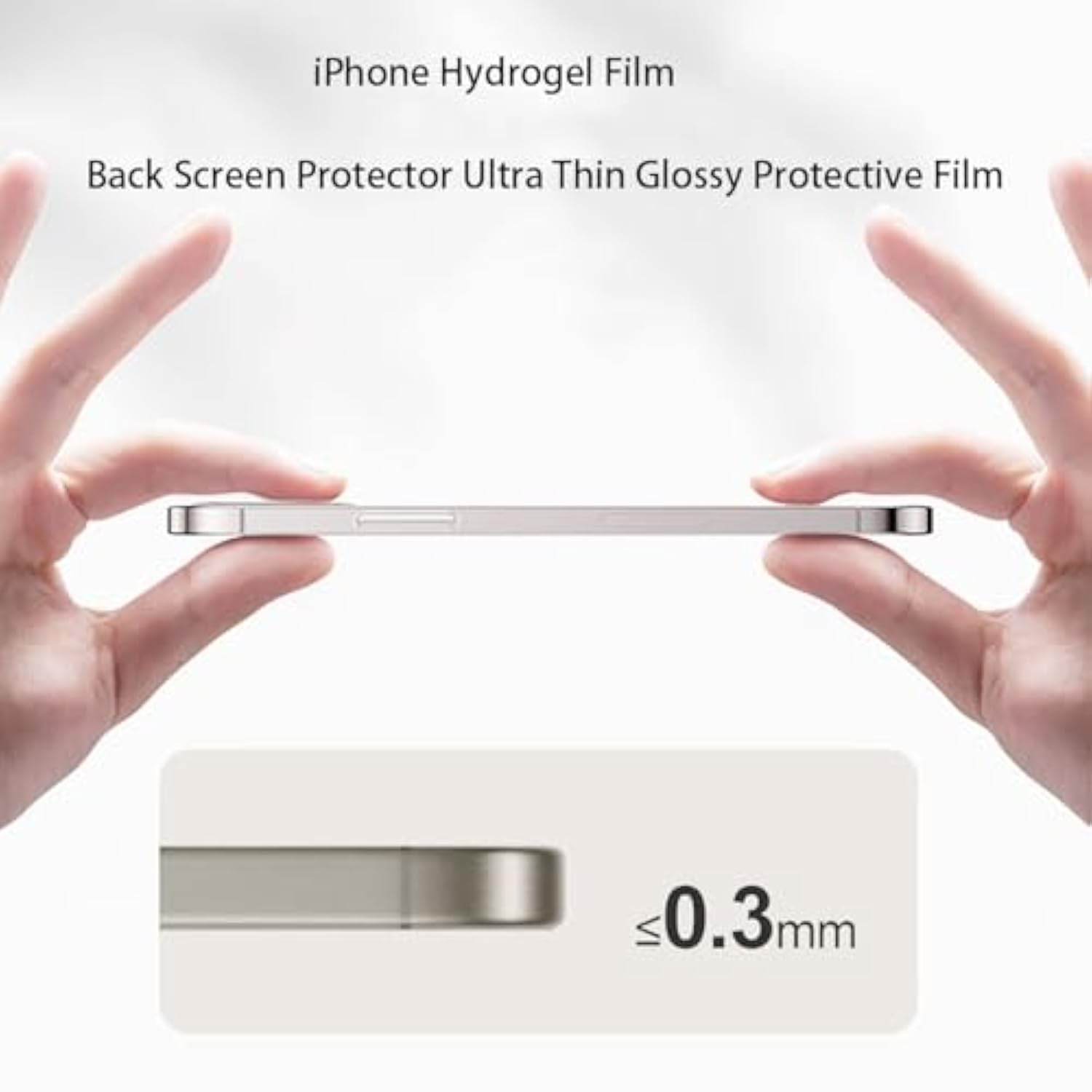 For Iphone 17 Pro Max 2025 Back Screen Protector Film, Transparency Hydrogel Film Not Glass - 2 Pcs