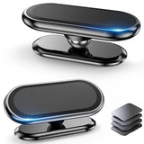?2-Pack?Magnetic Phone Holder For Car, [ Super Strong Magnet ] [ With 4 Metal Plate ] Cell Phone Carmount For Iphone Magnetic [ 360° Rotation ] Universal Dashboard Adhesive Car Magnetic Phone Mount