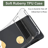 Soft TPU Shock Absorption Slim Embossed Pattern Protective Back Cover for Pixel 7