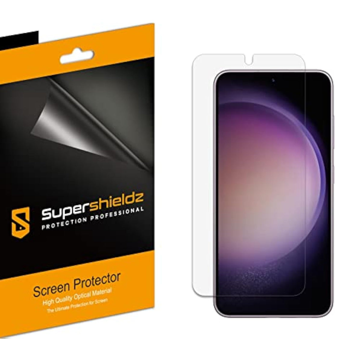 (3 Pack) Designed For Samsung Galaxy S23 5G Screen Protector, High Definition Clear Shield (Pet)