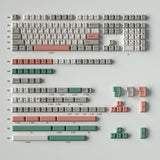 192 Keys Double Shot 9009 Keycaps Cherry Profile With 7U Spacebar Fit For 61/6