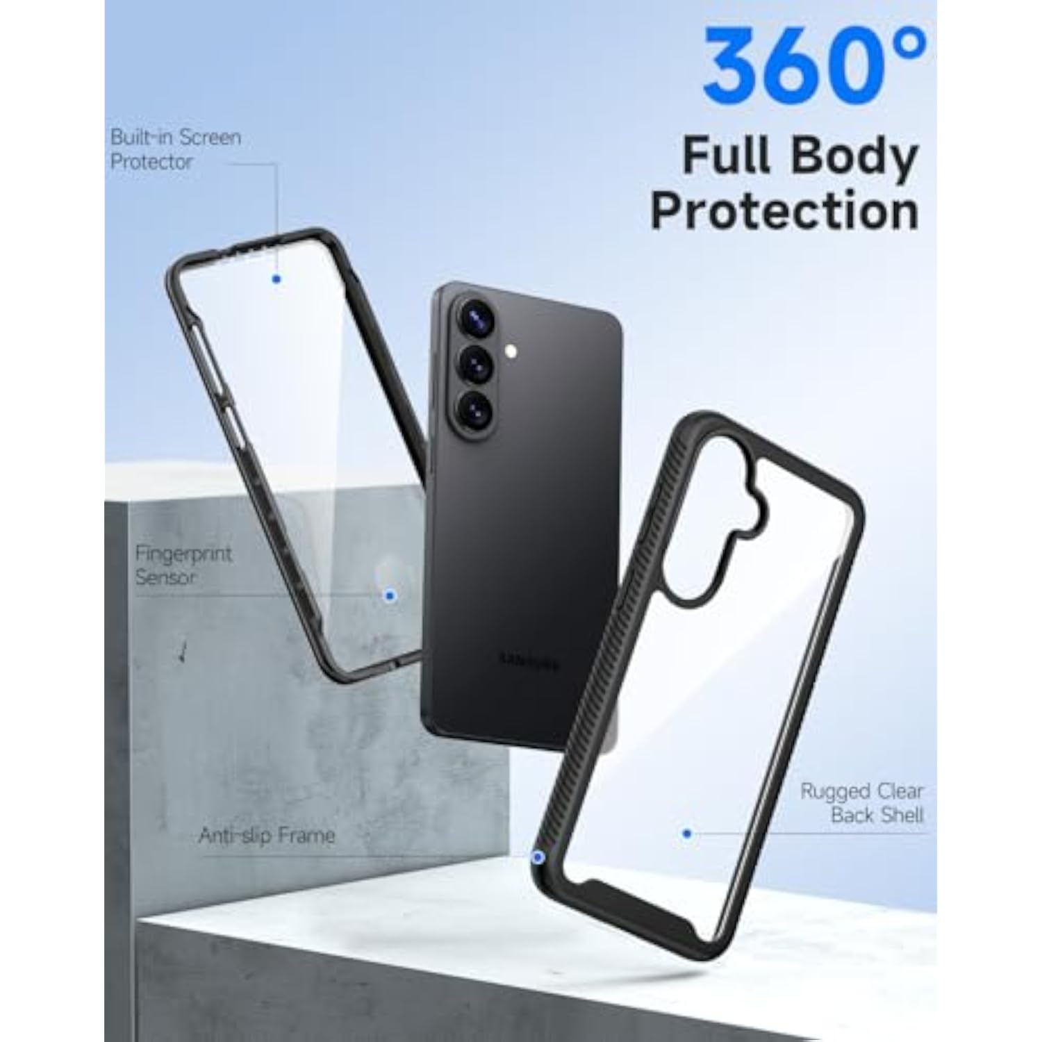 Samsung Galaxy S26 Phone Case Black - Premium Protection for Your Device