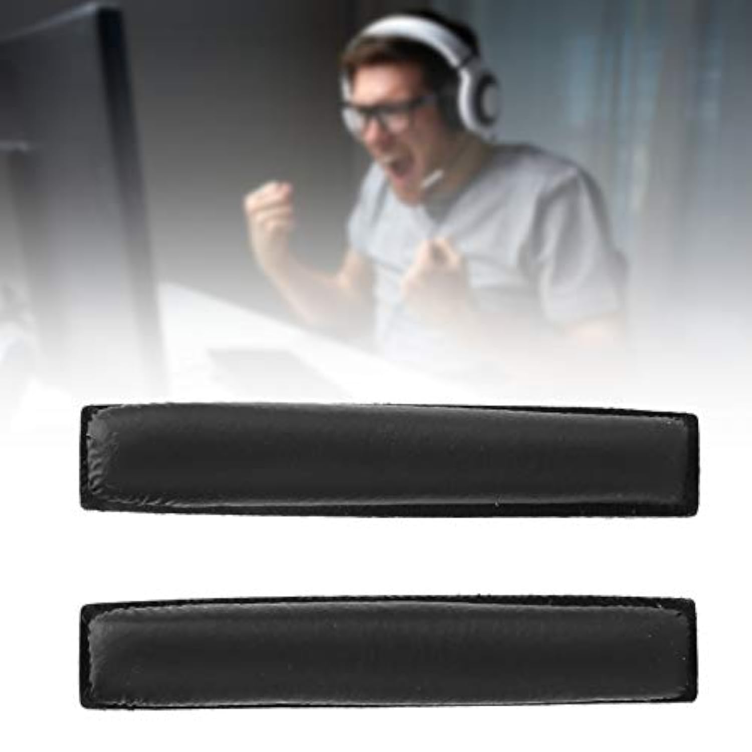 Headphone Headband Cushion Pad For Px100 Px100Ii Px200 Px80, Stick On The Headphone(Black)