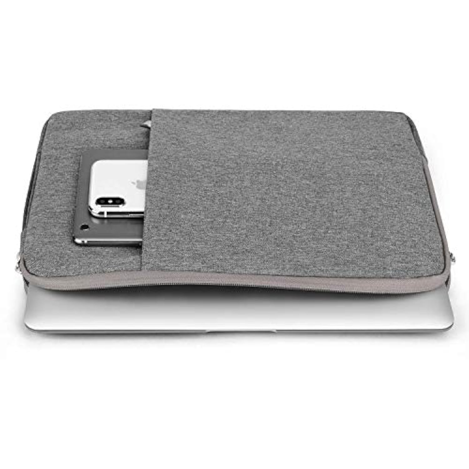 13.3 Inch Laptop Sleeve Case Computer Bag With Handle For Dell Inspiron 13 7000, Ideapad 730S Plus/Thinkpad, Google Pixelbook Go, Hp Spectre X360, Acer Spin 5, 12.5-13.3 Notebook (Grey)
