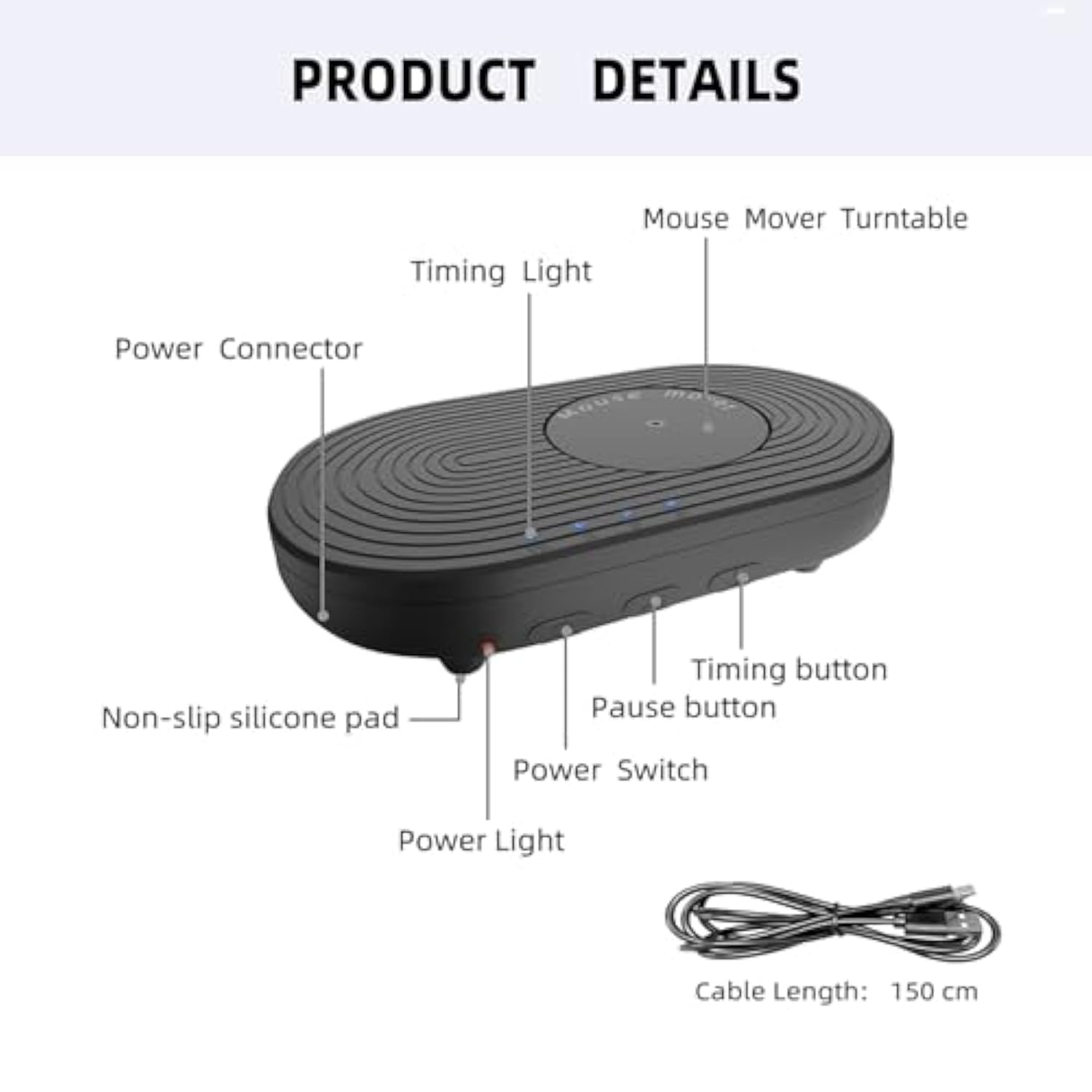 For Mouse Mover Jiggler, Mouse Mover Device Undetectable,Automatic Mouse Mover