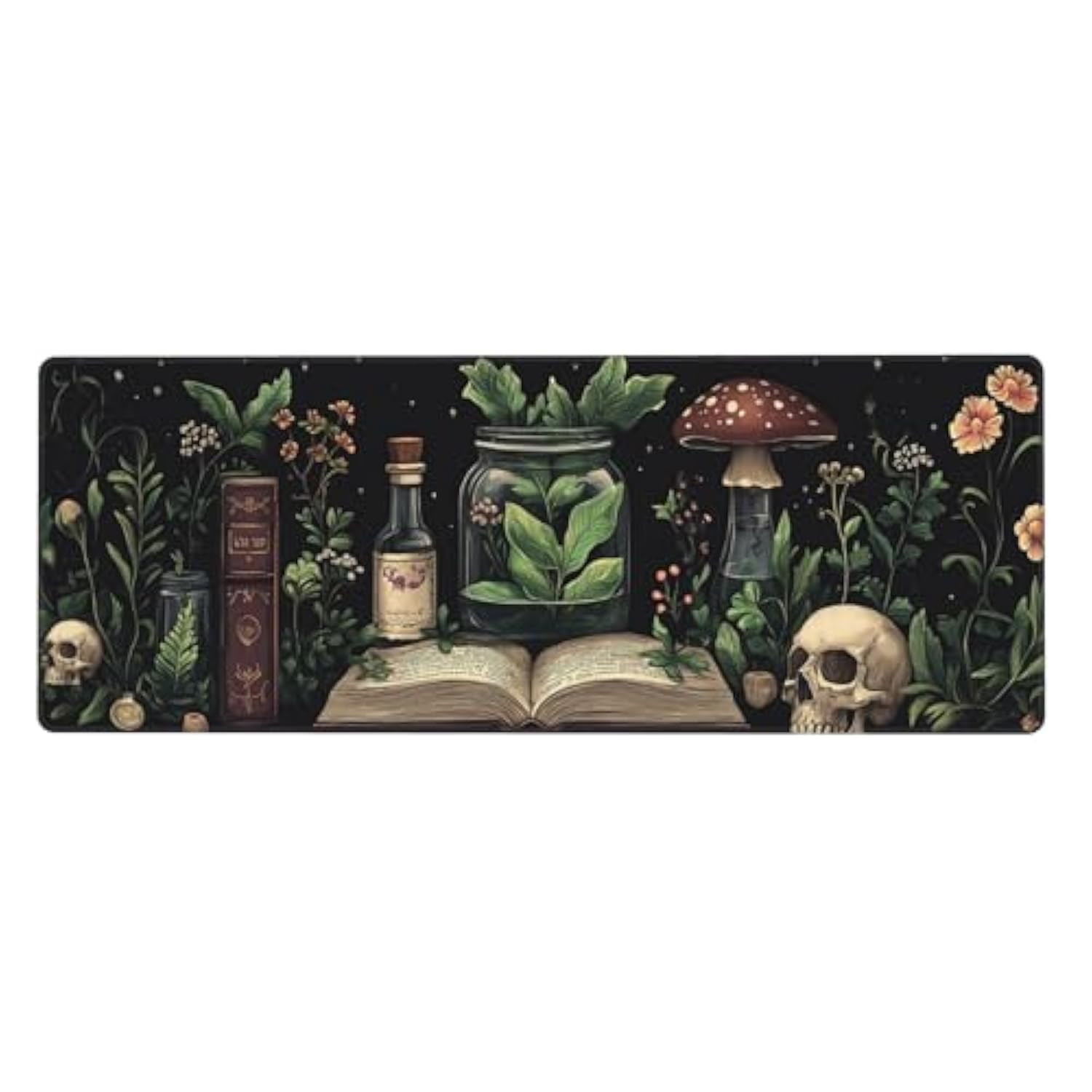 Dark Academy Desk Mat Large Gaming Mouse Pad Dark Academy Extended Mousepad Big In Laptop Computer Mouse Keyboard Mat For Office Desk Decor 35.5X16 In